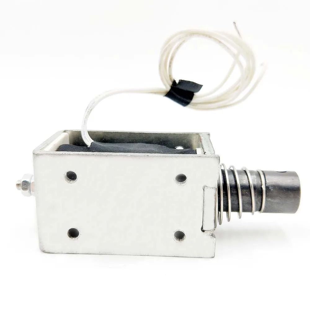 HomTR DC 12V 24V 360mA нажимной вытяжной Электромагнит с открытой рамой 10 мм 60N
