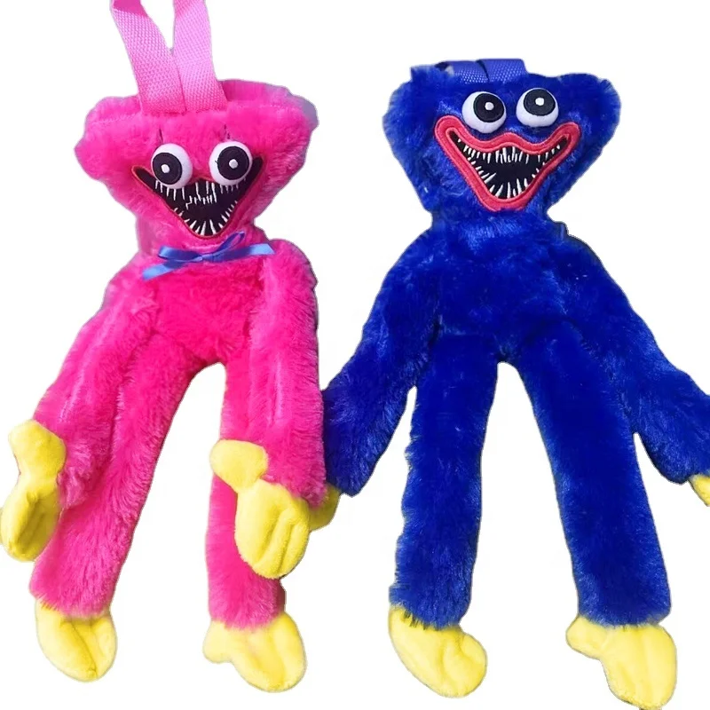 Wuggy Poppy Playtime Plush Backpack Toys Horror Game Huggys Wuggie Stuffed Doll Bag Peluche Plushies