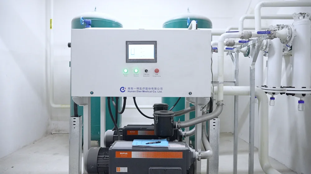 2024 factory duplex medical vacuum suction machine vacuum plant system for hospital