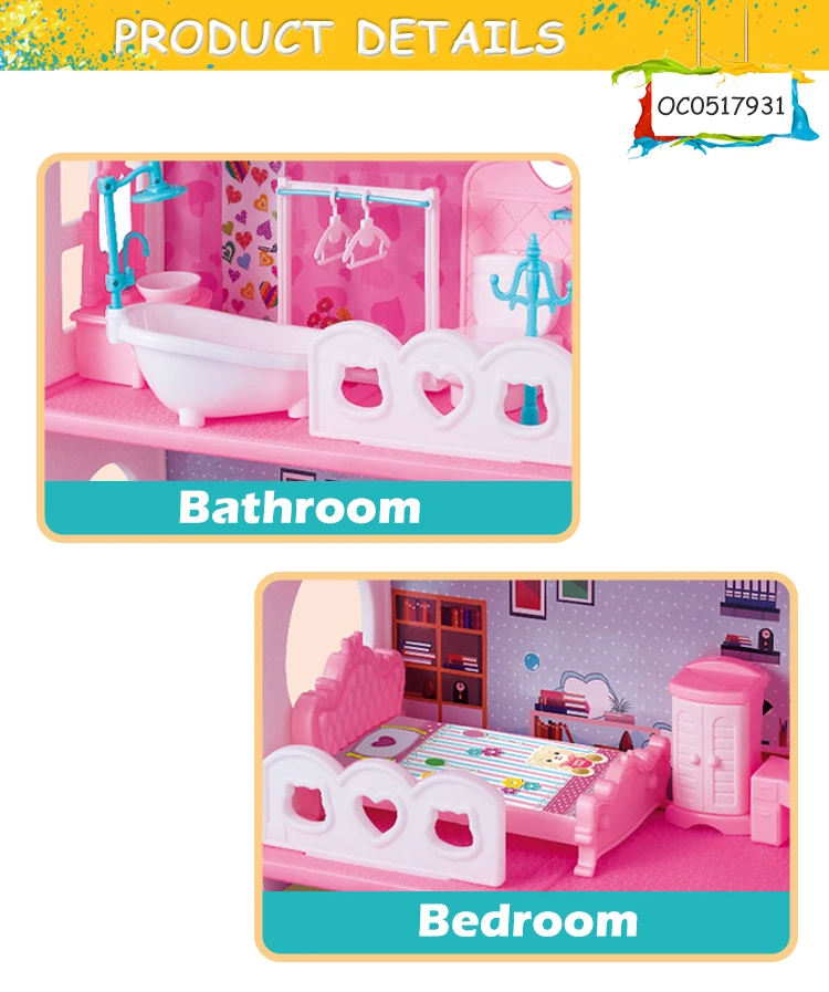6 inch dolls toys prices diy dollhouse miniature furniture with light