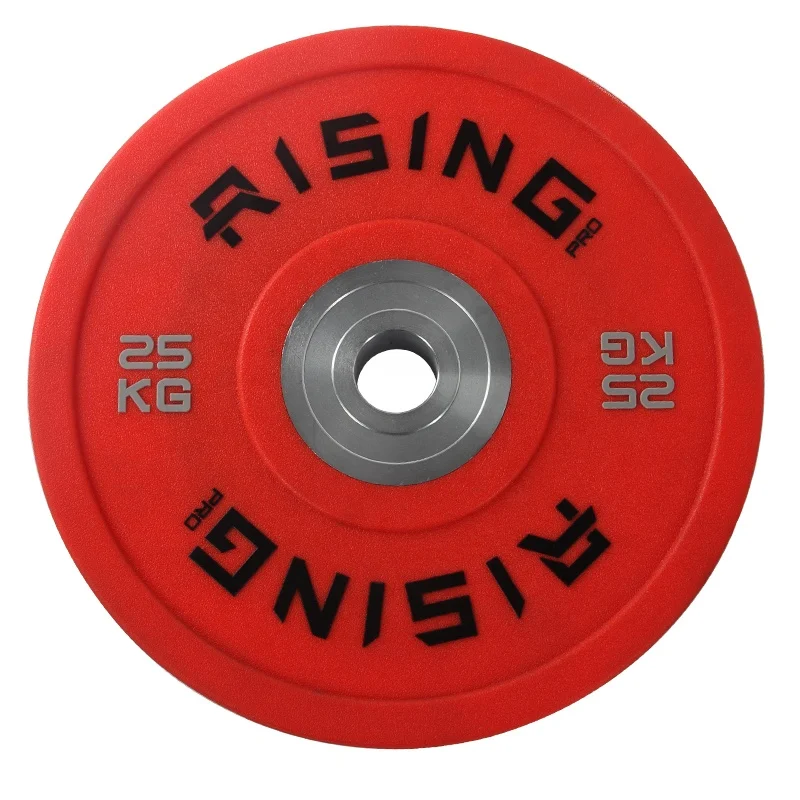 RISING powerlifting weight plates pu urethane bumper plate