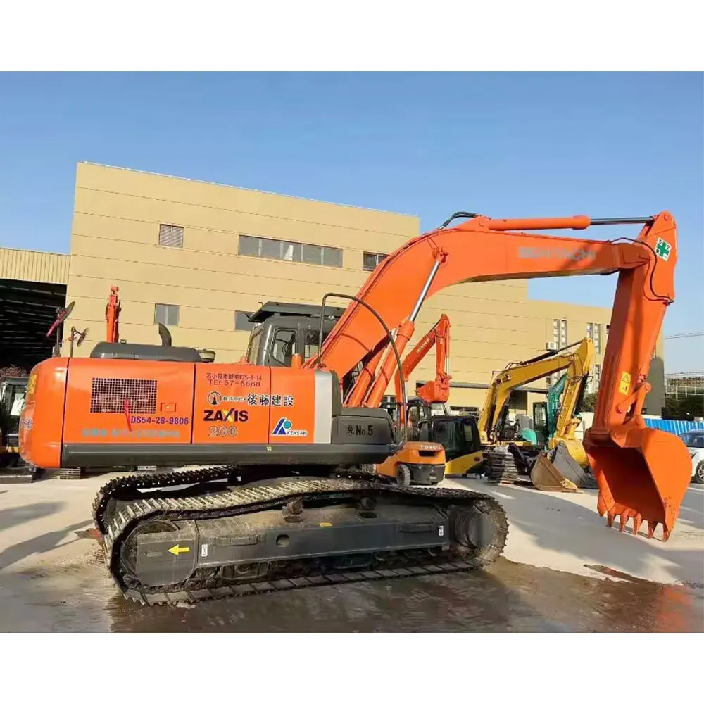 Used Excavator Hitachi Zaxis 200 20 Ton Original Japan Hitachi Zx200-3 EX200 hydraulic crawler digger excavator