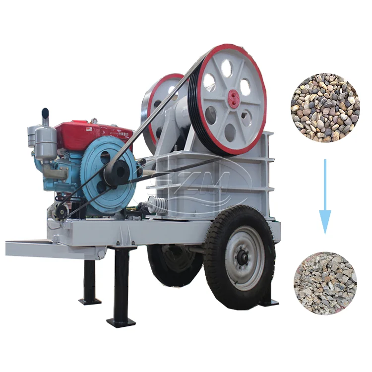 New Design Pe 400 600 10 X 16 Pe150*250 Jaw Crusher For Stone Diesel Engine Jaw Crusher Machine Price