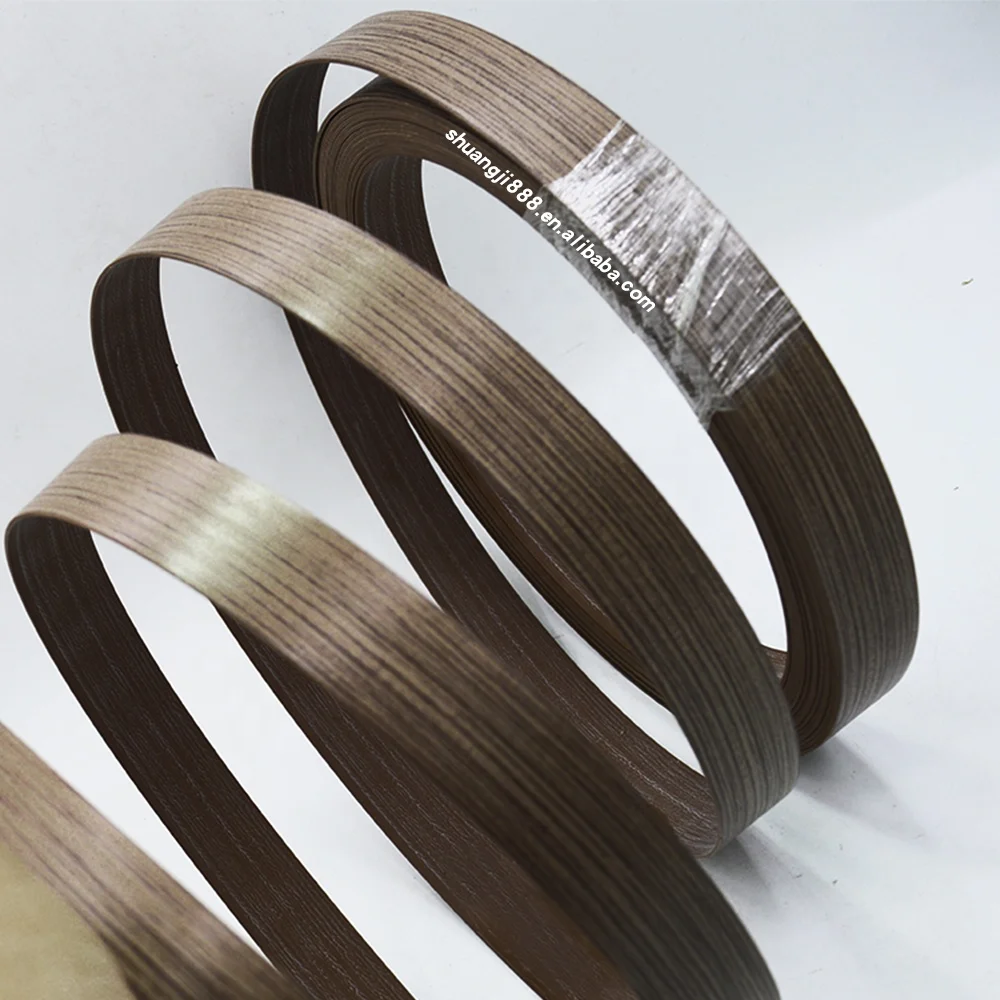 Shuangji low price ABS edge strips trim  PVC Edge Banding tape Accessories Rolls