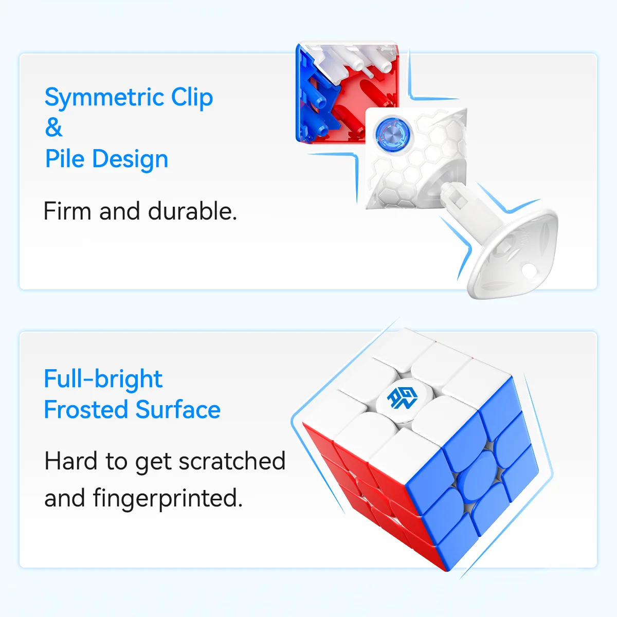 2023 New Arrival GAN 356 ME 3x3 GAN356M E Professional Magnetic Speed Cube Toy GAN356 Evolution rubi Puzzle k Toys