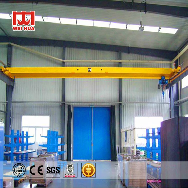 Weihua cranes LDA type single beam overhead crane with electric hoist 0.5 ton 2 ton 5 ton 10 ton 15 ton 20 ton price ISO