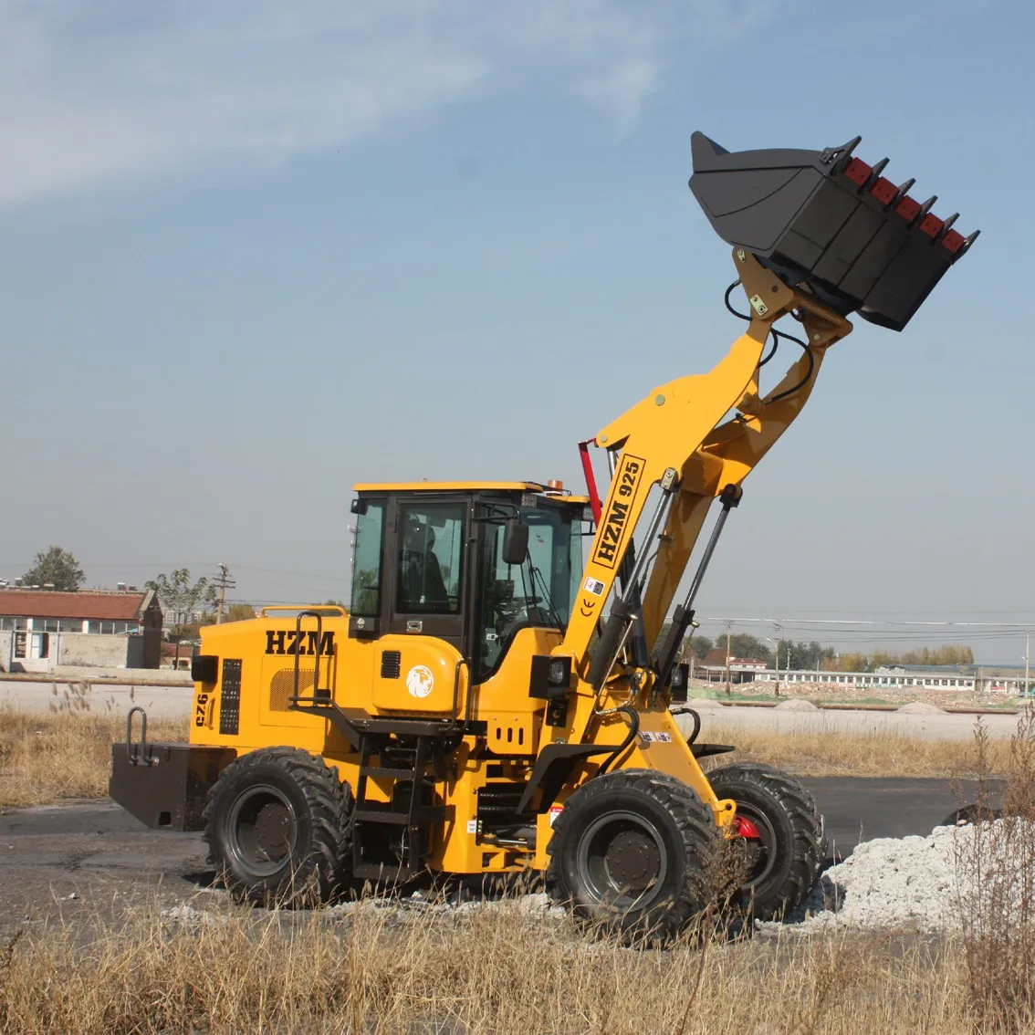 cheap price 4X4 all rough terrains mini wheel loader snow plow for sale