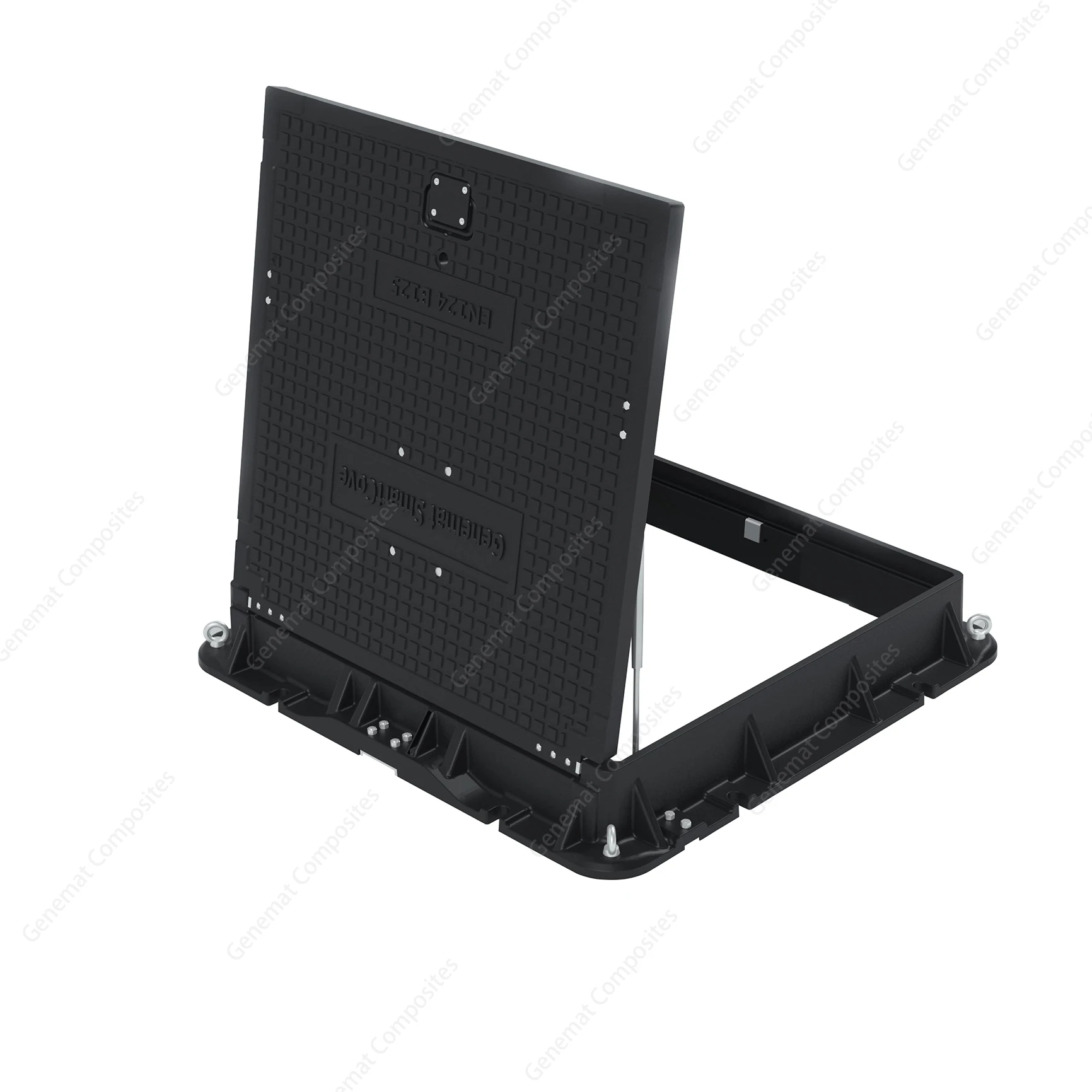 Manhole cover en124 d400 fiberglass material telecom manhole cover 800x800 hydraulic manhole cover