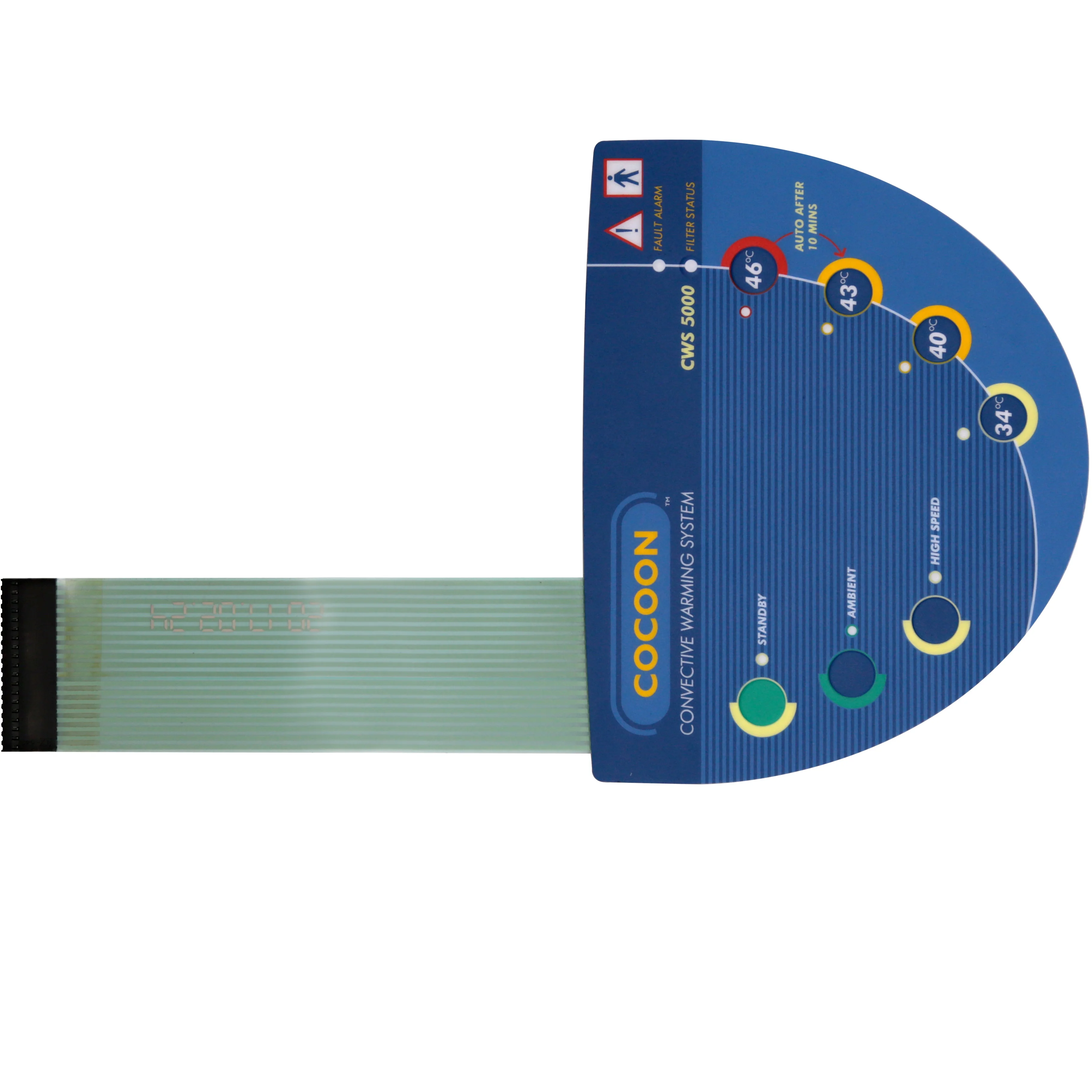 China Manufacturer Membrane Switch Matrix Keyboard 3x3 Matrix Membrane Keypad LED