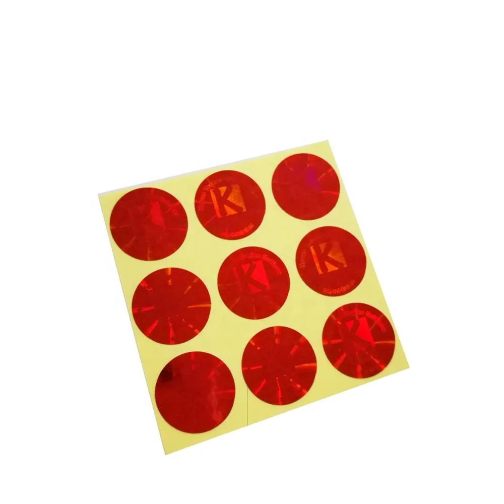 Многоканальный лазер безопасности голографическая этикетка