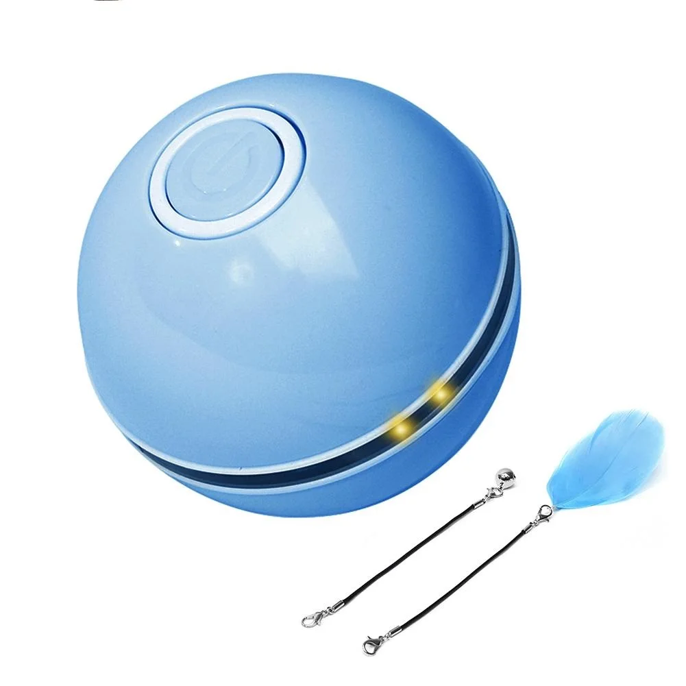 LED Magic Automatic Rolling Interactive Wicked Ball Chew robotic cat toy Roller Activation Electronic Pet Cat Smart toys