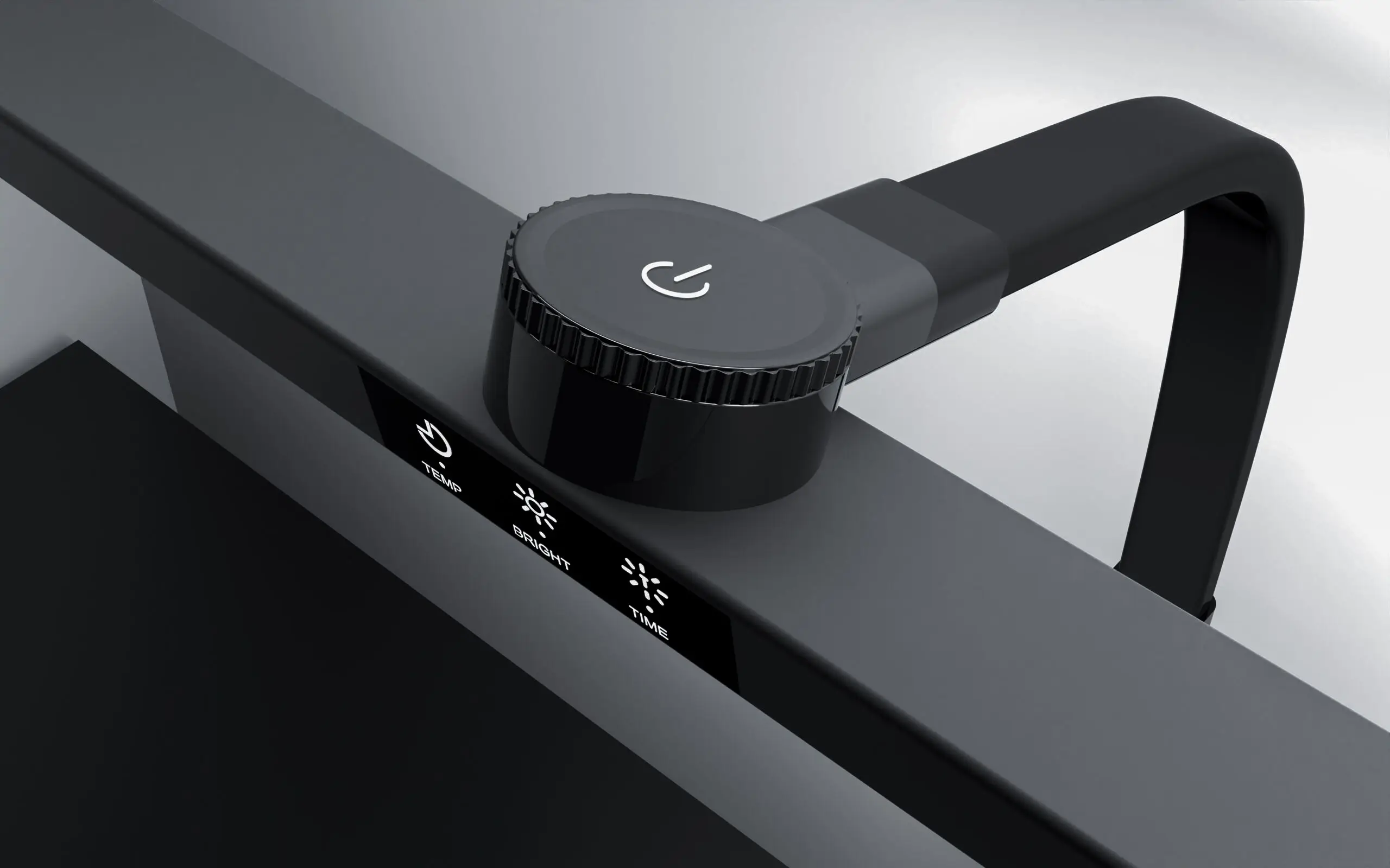 Flexible 2023 Brightness Adjustable White Black Fantasy Creative Curves Professional Study Working Light  LED Table desk Lamp