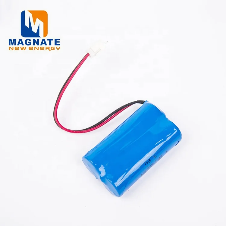 3.6V Li/SOCl2 Battery Pack ER14505-2P Lithium Thionyl Chloride Battery pack with lead wires 5400mah