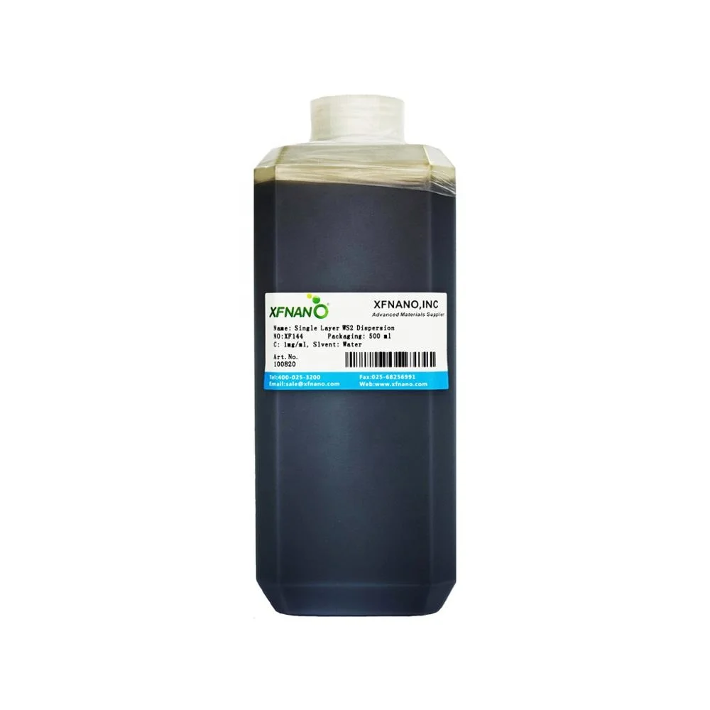 Monolayer Nano Tungsten Disulfide Dispersion Price Single Layer WS2 Liquid with Concentration 1mg/ml