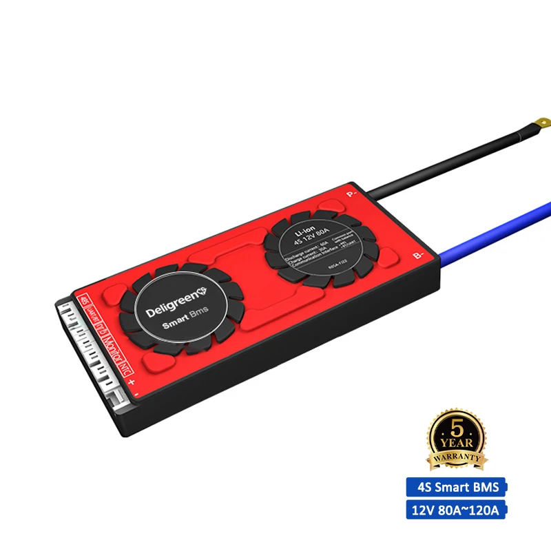 Batteryqueen Смарт BMS с вентилятором 4S 12V Lifepo4 плата защиты батареи 150A 200A 250A RS485 приложение PC Электрический мотоцикл