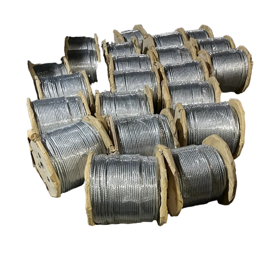 304 316 ss 7x19 6mm Stainless Steel Wire Rope galvanized steel wire rope