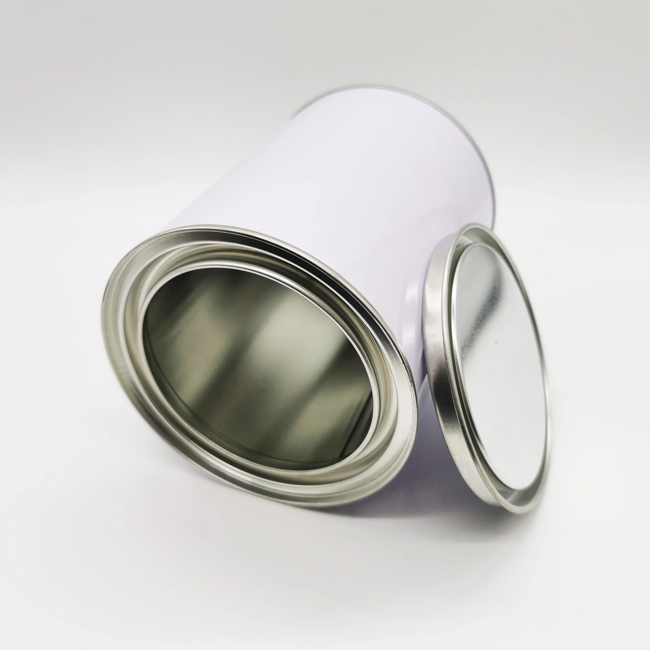 
wholesale 1L empty round aluminium tin cans for engine oil packing 