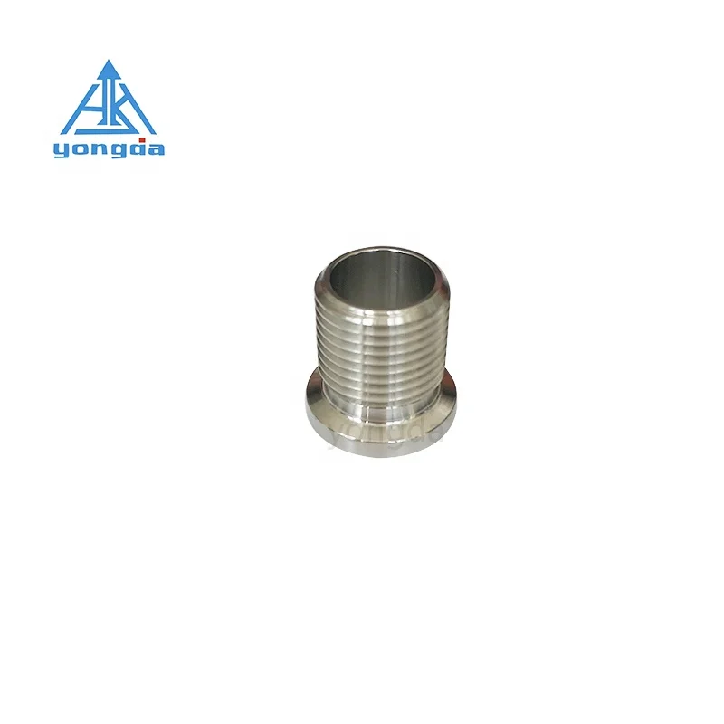 Yongda Sanitary 304 316L Stainless Steel Tri Clamp Male Female Thread ferrule