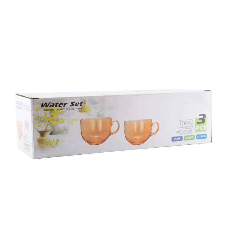 
Large capacity amber breakfast cup Oatmeal Milk Cup 