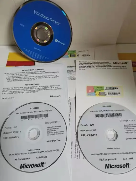 High Quality Windowss Server 2019 Standard Win server 2019 STD OEM full package