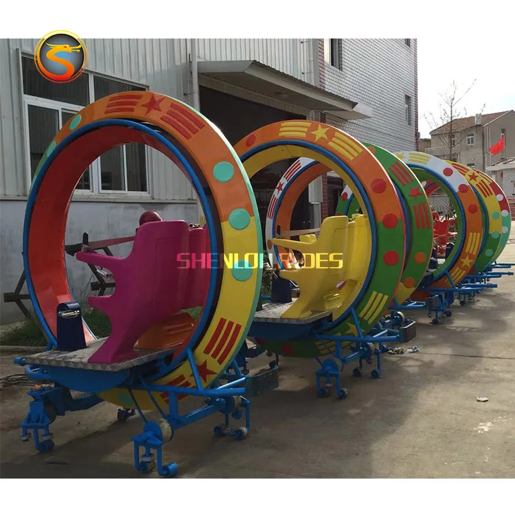 Attraction amusement park sky bike space walk rides sightseeing roller coaster track pedal train rides for sale