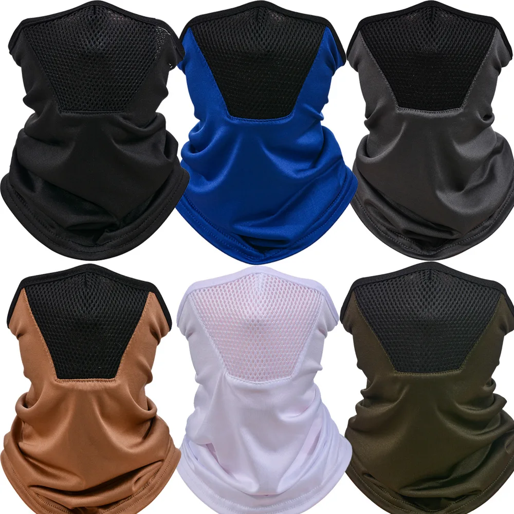 Summer Sun Protection Cycling Running Face Cover Scarf Breathable Sports Bandana Balaclava Neck Gaiter Face