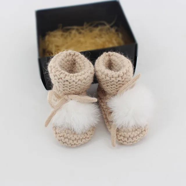 
Baby Wool Hand Crochet Smart Socks 