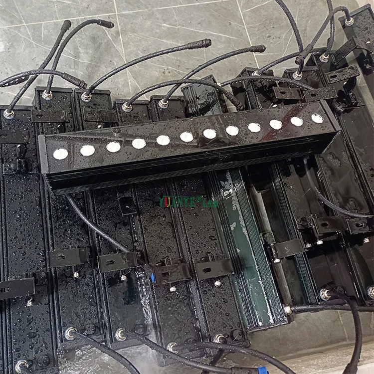 Wireless Dali LED Stage Lights RGB Christmas Wall Washers for Garden Decoration and Hotel Aluminum IP65 Wall Lighting