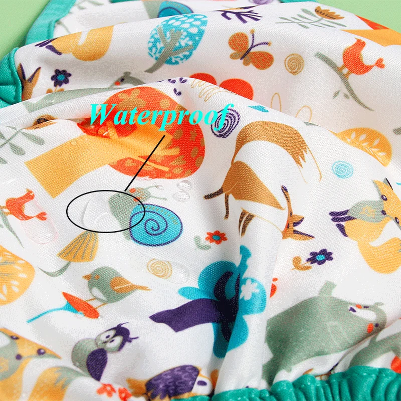 BabyShow RTS Night Use All In One AIO Reusable Washable Baby Cloth Nappies With 2PCS Inserts