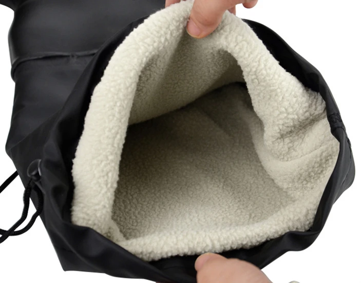 Warm Fishing Shoes For Winter Fishing High Winter Boots Knee Warm Padded Injection Foldable Rain Boots