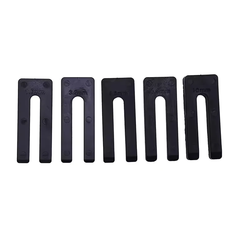 U Type Horseshoe Window Shims Packers Plastic Shims Structural Horseshoe U Shaped Tile Shims for Leveling