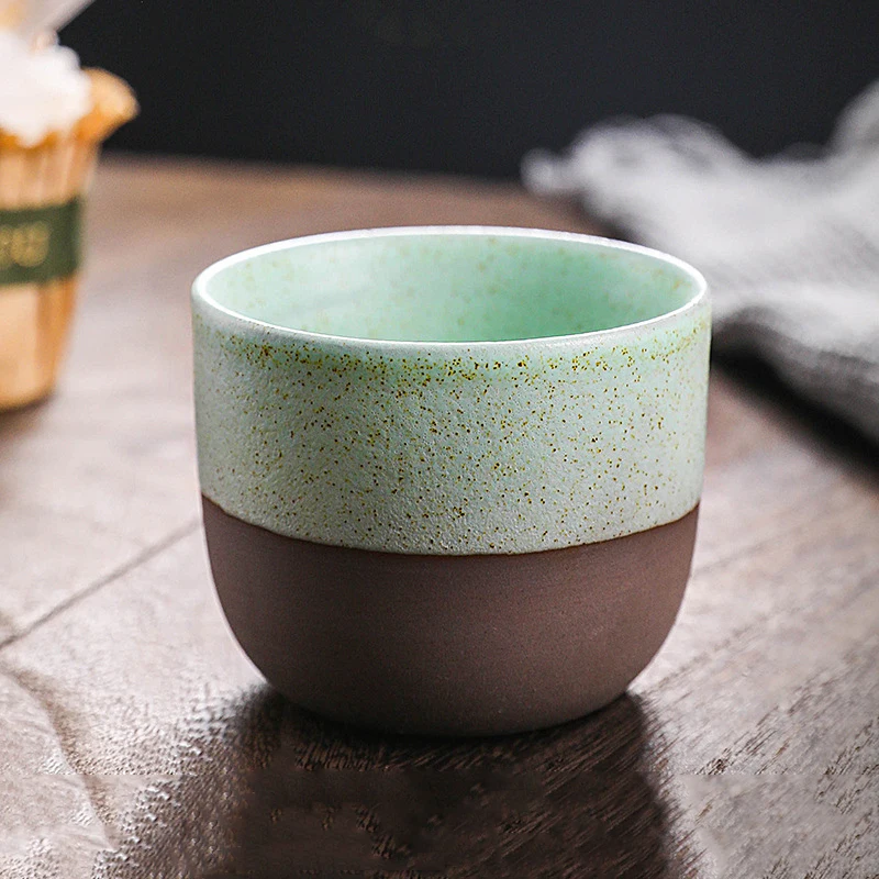 Vintage Ceramic Espresso Mug Creative Coffee Cups with Speckled Frosted Texture Coffee Mug