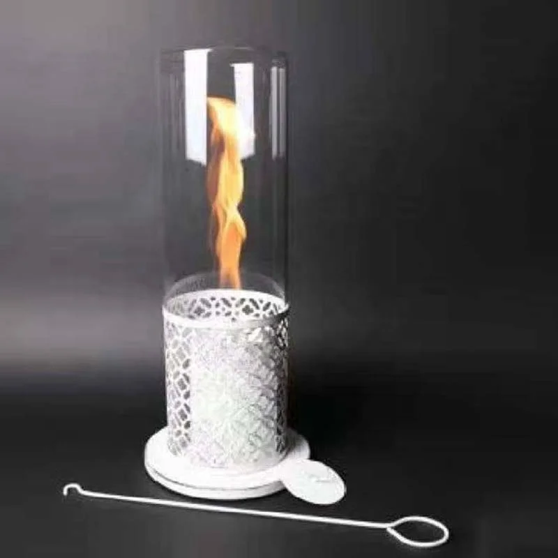 Modern Black Table Top Bio Fireplace Glass With Free Spare Parts And Online Technical Support Service