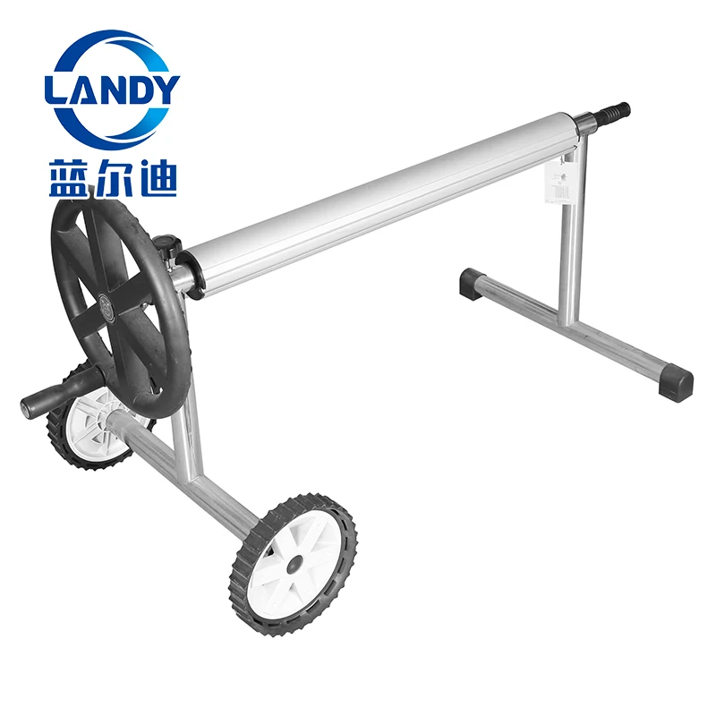 Алюминиевая катушка для бассейна, ручной роликовый образец