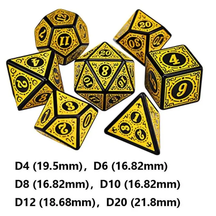2023 Best Seller Custom Dice Set With Box, Dice Sets, Dnd Dice Set, Metal Dice Set, Polyhedral Dice Set, Dice Set Eye