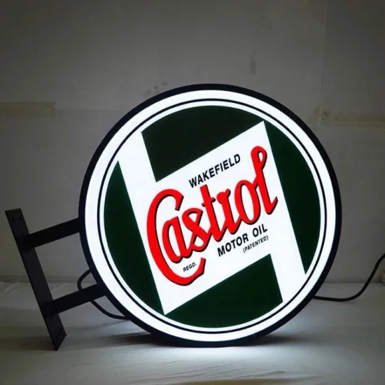 Customized Acrylic Light Box for Beer Advertising Company Blister Shop Signboard