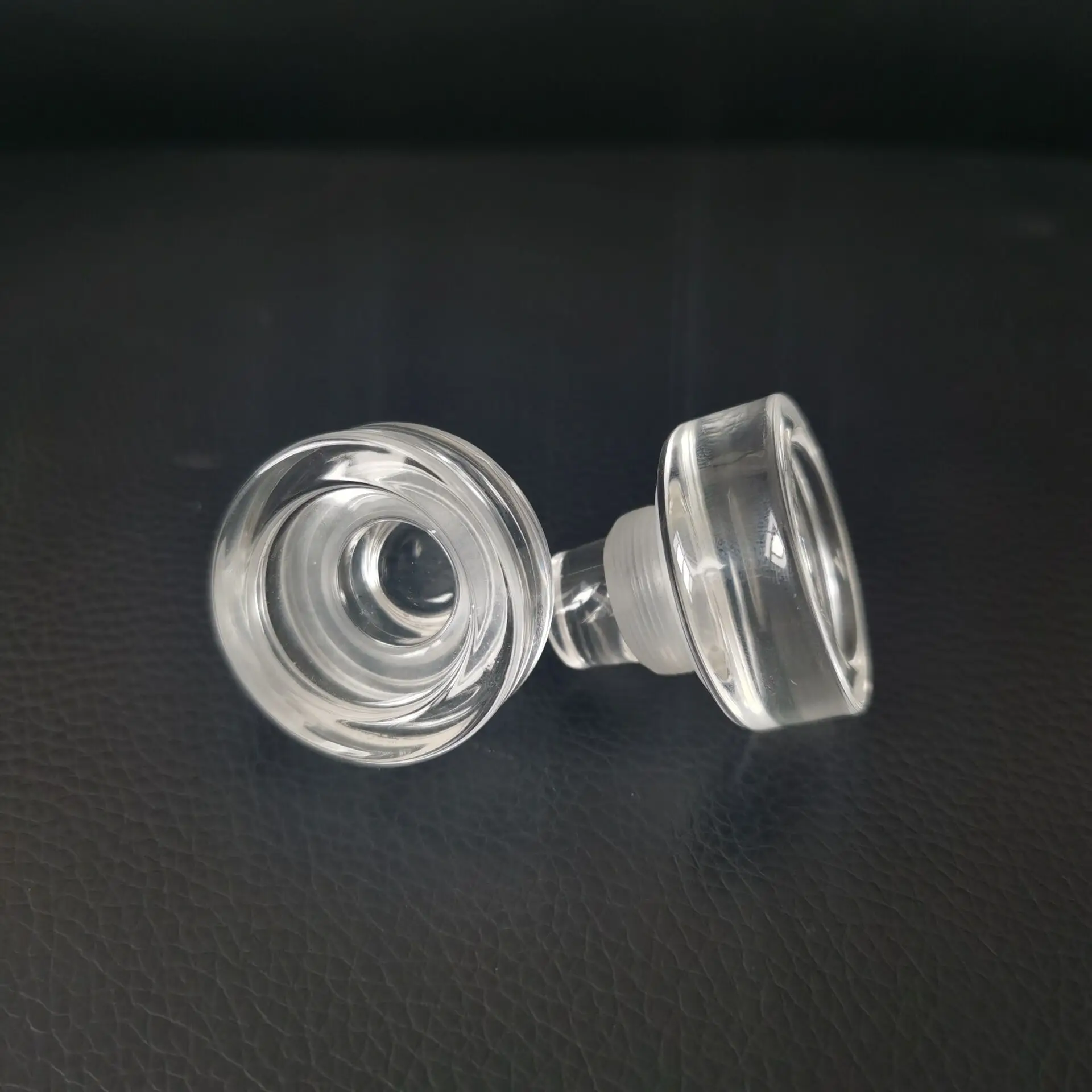Factory glass material T shape  wine bottle glass closure  cap  cork stopper