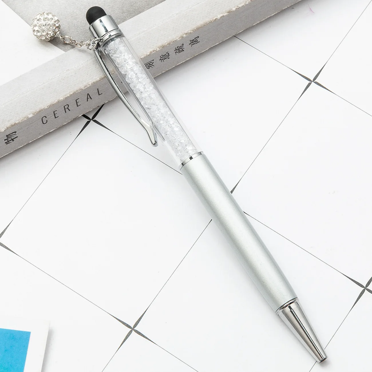 2022 Promotional Gift Stationery Ball Pen Custom Stylus Screen Multi funtion Refill Ball Point Pen