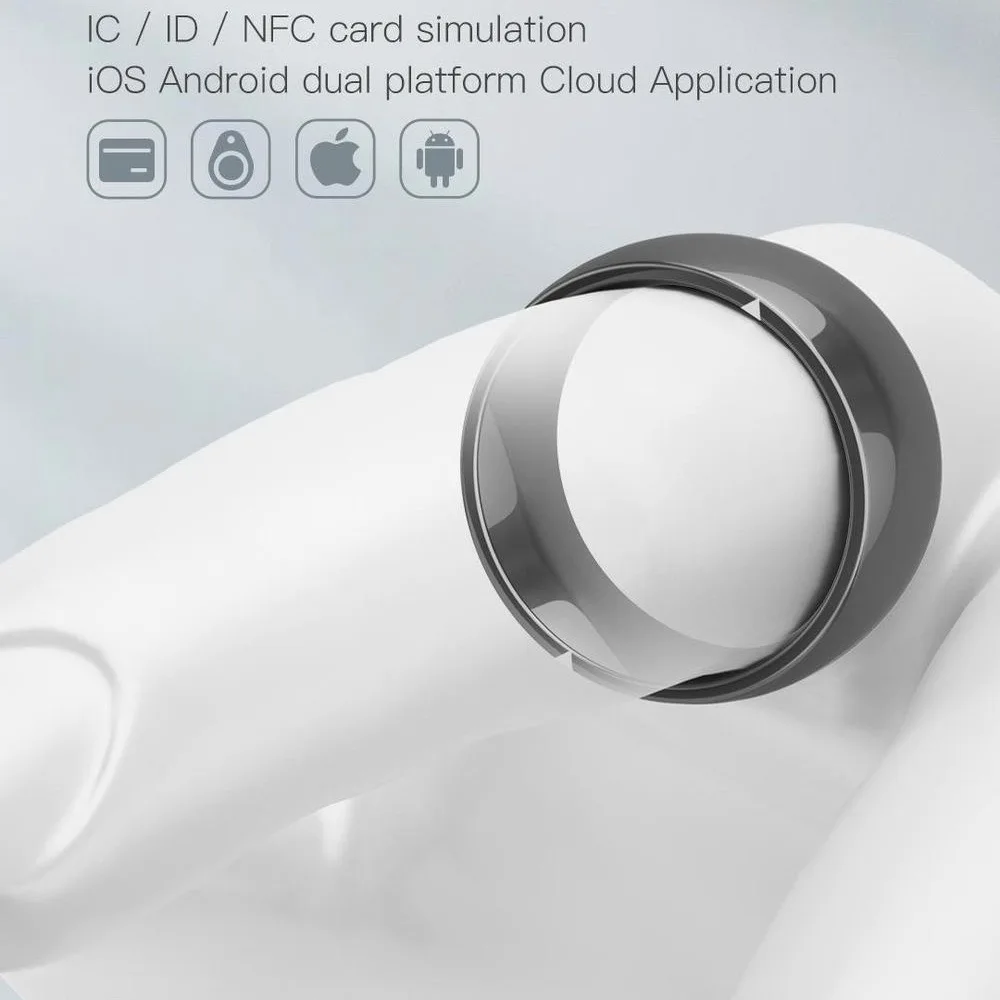 Смарт-кольцо новая технология NFC ID M1 волшебное кольцо на палец для Android IOS Windows телефонные