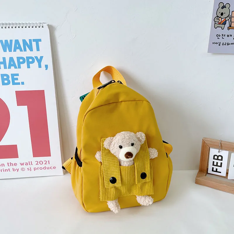 Hot Sale Small Cute lovely kids Teddy Bear Toy Kindergarten Backpack School  Bag