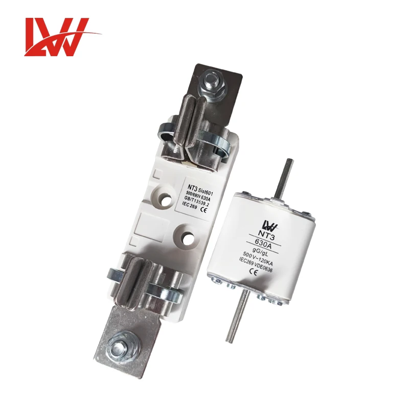 NT3 400A 500A 630A   500V  Low voltage ceramic fuse