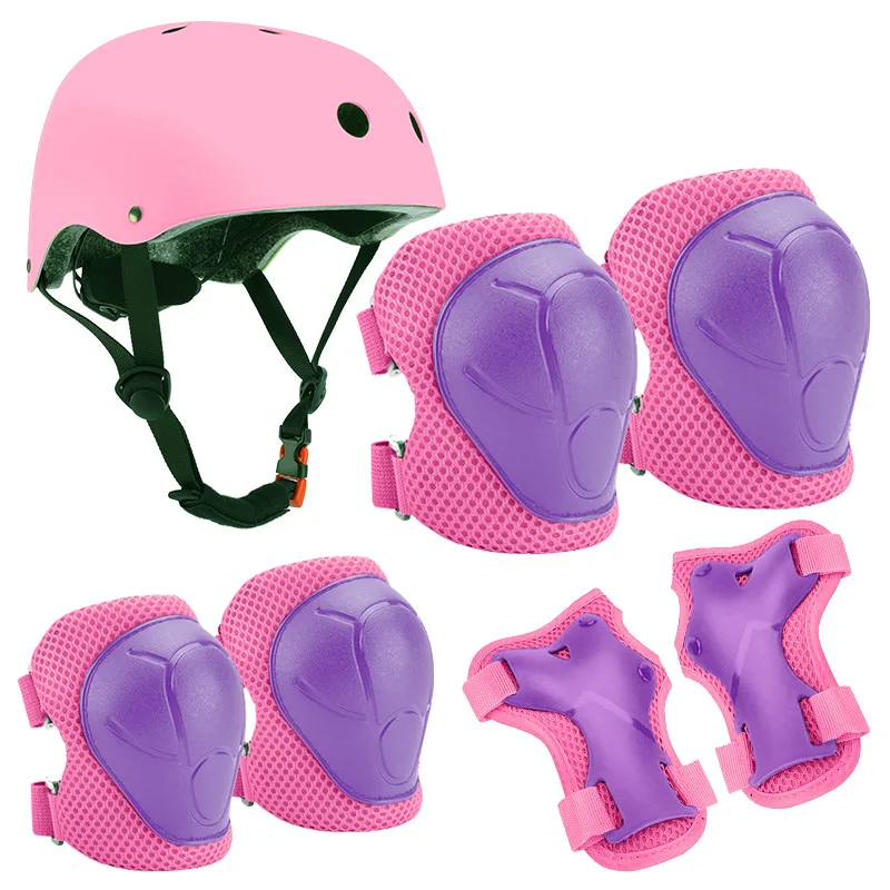 Custom Roller Skating Skateboarding Sport Tactical Kids Protective Gear Set safety helmet set elbow knee pads for Kids