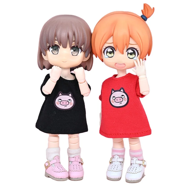 New Custom Doll Clothes For 1/12 Ob11 Doll Fashion Long T-Shirt Oem Blythe Bjd Yosd Fr 1/6 1/3 High Quality Made Doll Clothing