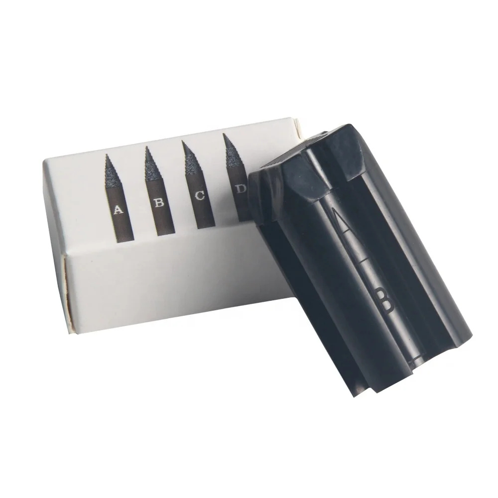 Аксессуары для микроблейдинга, многофункциональная пластиковая ручка 4 в 1 для бровей, офисные канцелярские принадлежности, точилка для карандашей