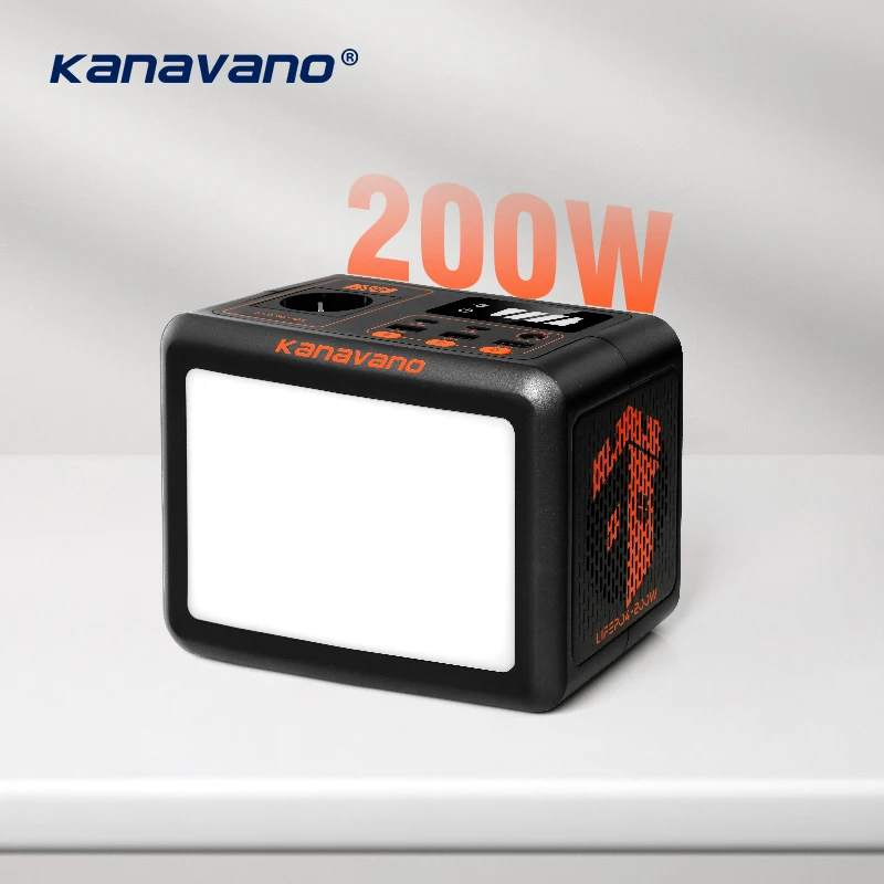 OEM Logo mini Energy Storage Battery  200w Portable Power Station for outdoor emergency