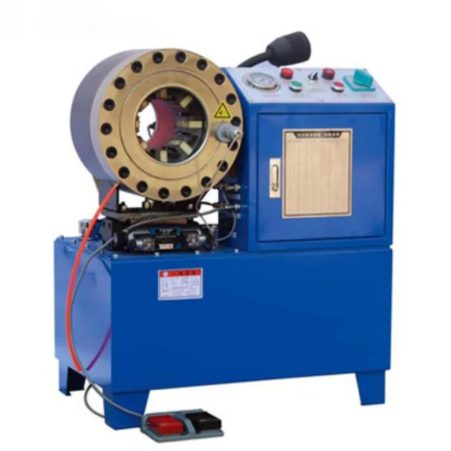 two four wire braided spiral hose press crimper pressing machine hydraulic rubber hose crimping machine