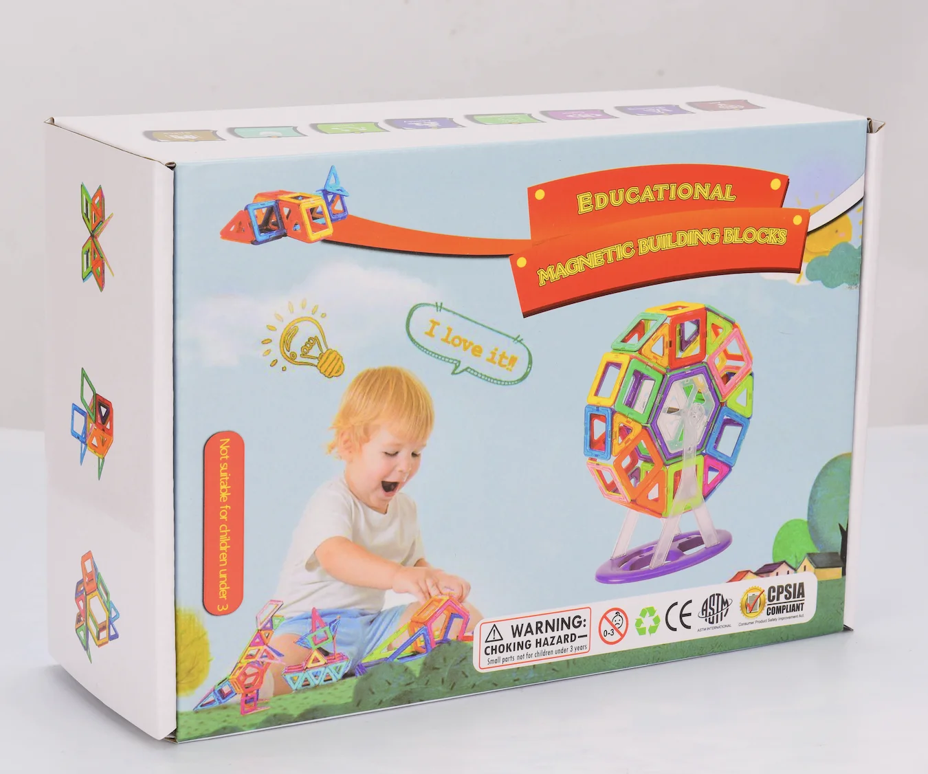 Hot sale  plastic building connector toys small toys for kids plastic building blocks