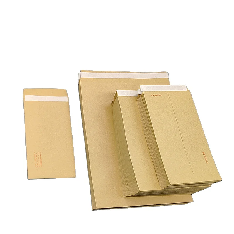 Custom Double Latex Adhesive Small Recycled Kraft Paper Envelopes Self-Sealing Printable Eco Seed Packet Envelopes for Seeds