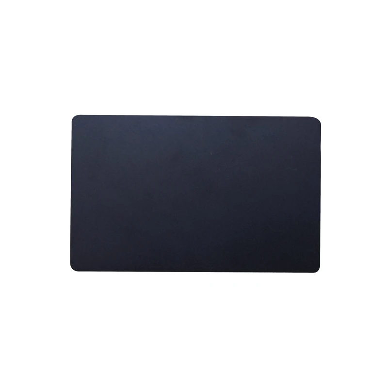 Metal Blank Business Gift Cards Sandblsted Anodized Engraved Aluminium Aluminum Customized Logo Sheet Plated Angel Customer Size