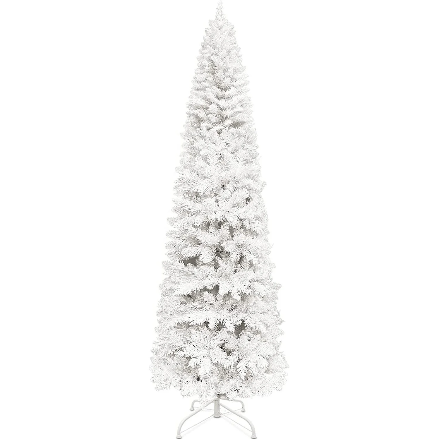 Slim Christmas Tree man-made clear PVC Xmas Trees
